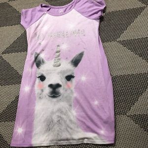 Llama nightgown